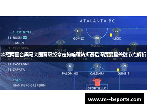 欧冠两回合黑马突围晋级终章走势暗藏转折赛后深度复盘关键节点解析